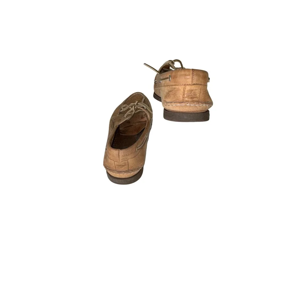 Sperry Top-Sider Authentic Original Boat Shoes Tan Leather Mens 11.5 M